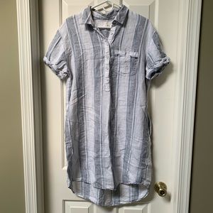 Caslon Striped Shirt Dress